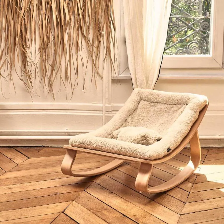 Levo Baby Rocker Fur - Milk