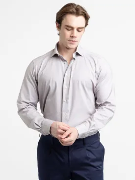 Light Grey 4-Flex Stretch Cotton Shirt