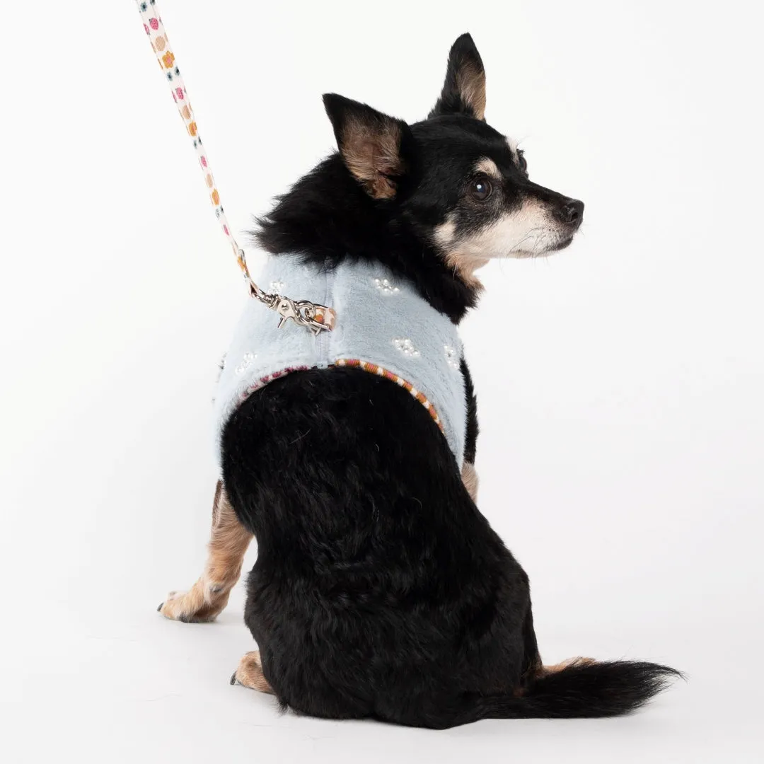 Lovely Fur Harness - Sky Blue