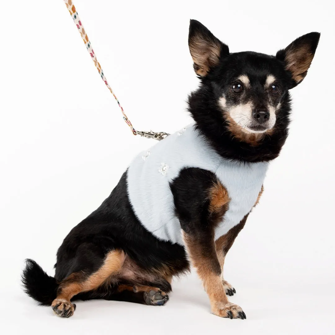 Lovely Fur Harness - Sky Blue