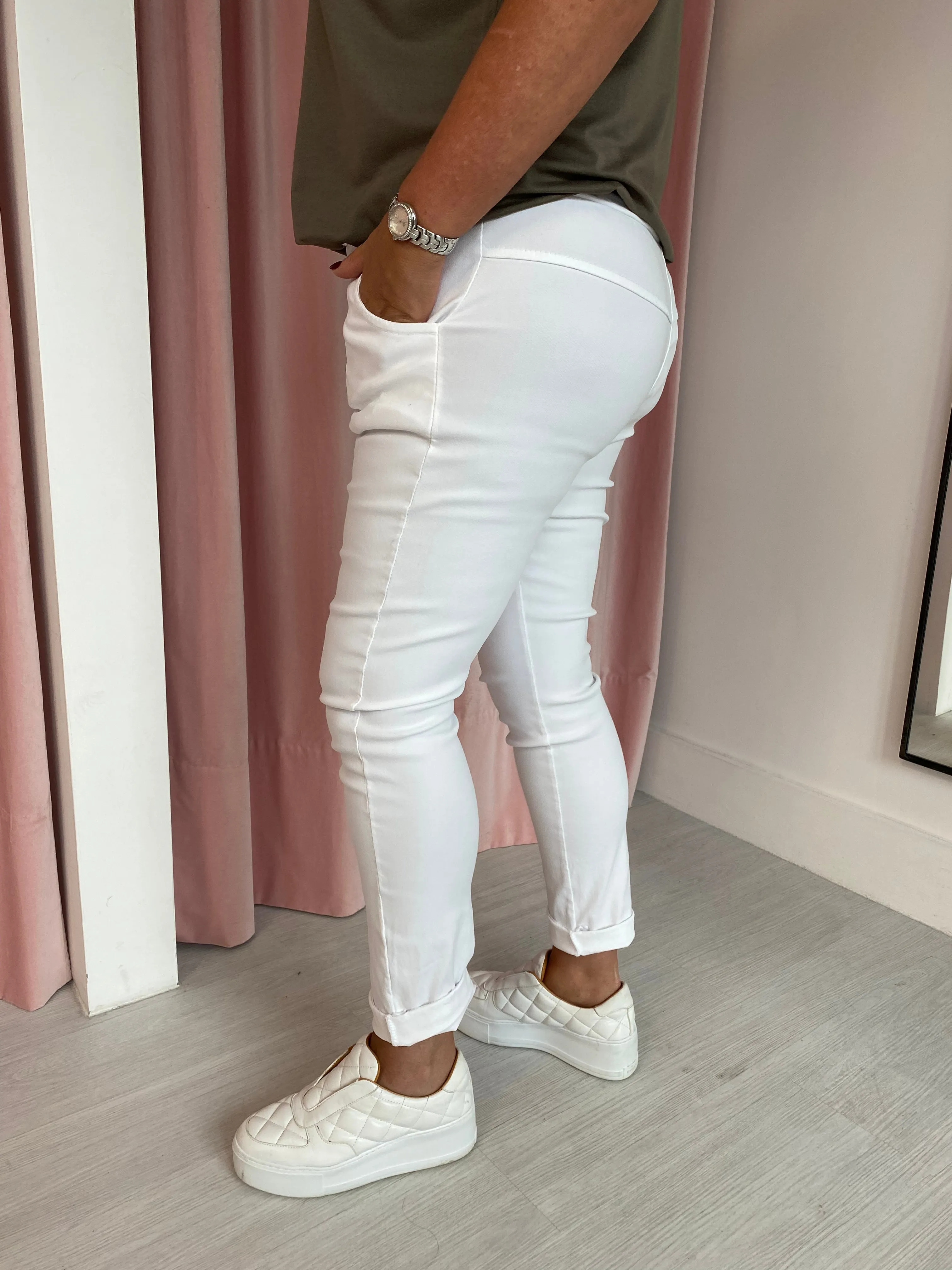 Magic Trousers - White