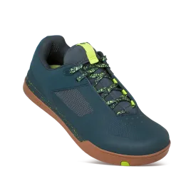 Mallet Lace Clip-In Shoes - Petrol/Lime Splatter