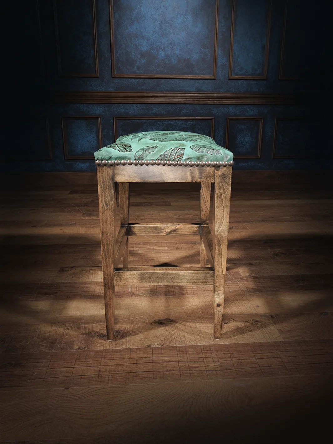 Matoaka Leather Saddle Stool
