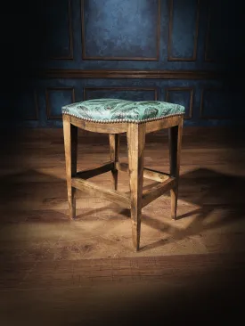 Matoaka Leather Saddle Stool