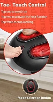MEDCRX™ Shiatsu Foot Massager w/ Heat | 18 Nodes, Deep Kneading, Adjustable Height