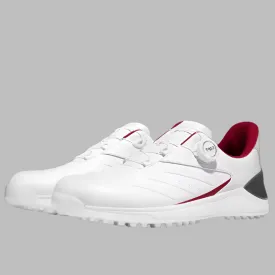 Men's Golf  Non slip Knob laces Waterproof Golf Shoes - White