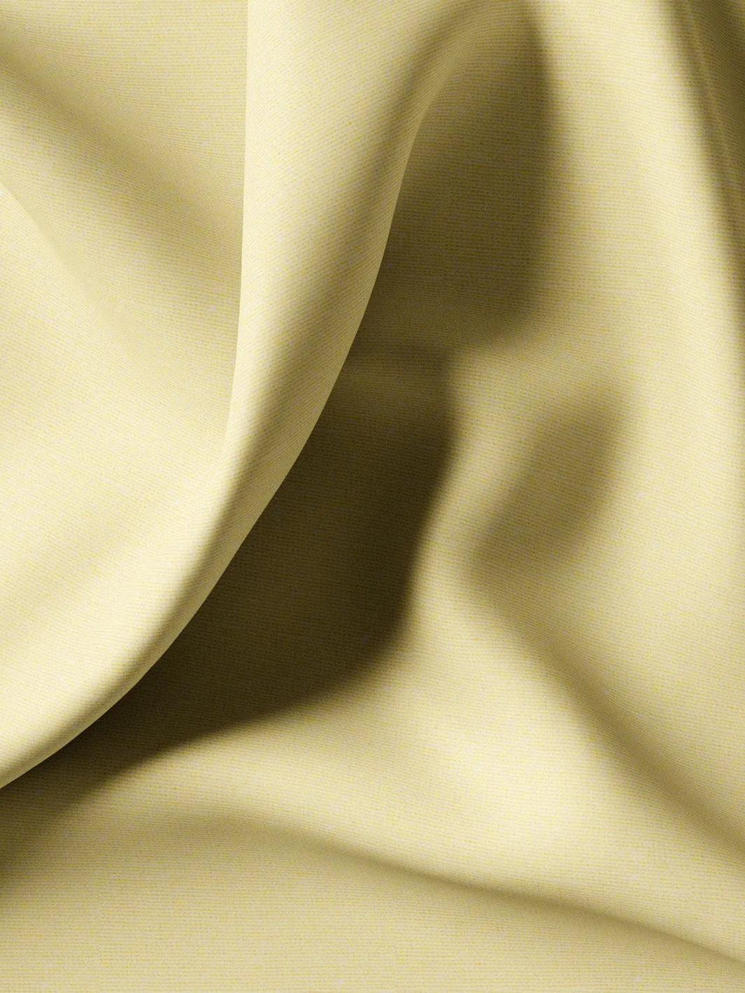 Men's Premium Oxford cotton Plain Shirt - Light Yellow (1425)