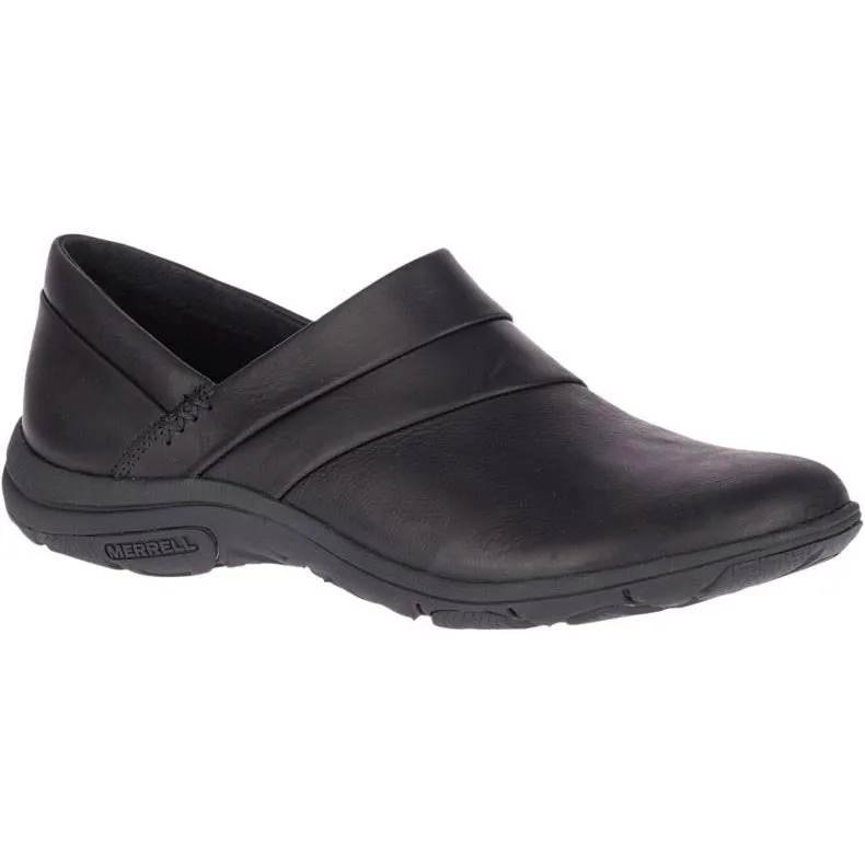 Merrell Dassie Stitched Slip On Shoes in Black