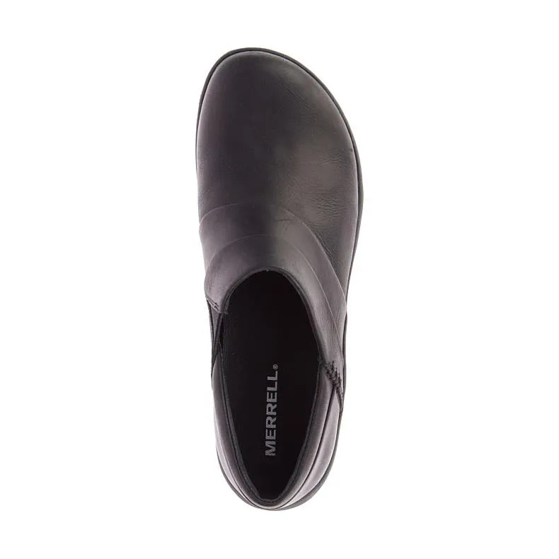Merrell Dassie Stitched Slip On Shoes in Black