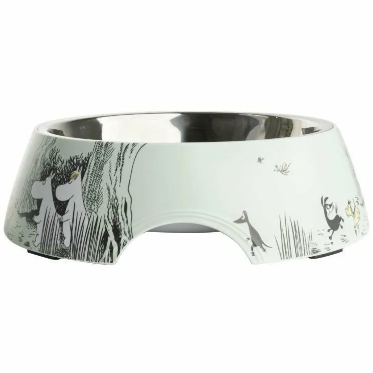 Moomin For Pets Food Bowl Green XL