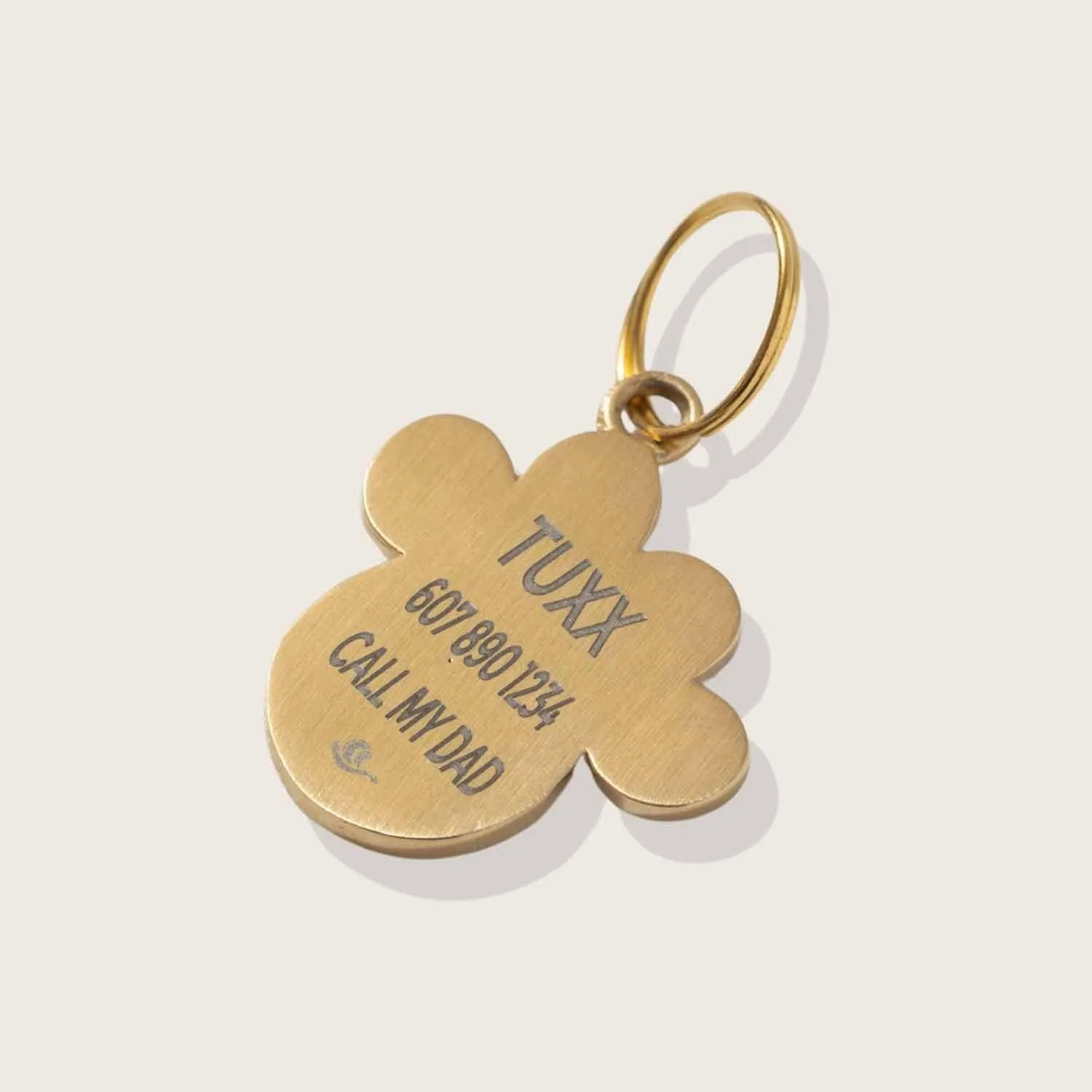 Moonglow Pet Tag in Gold