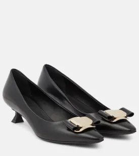 New leather shoes vara. Ferragamo, black