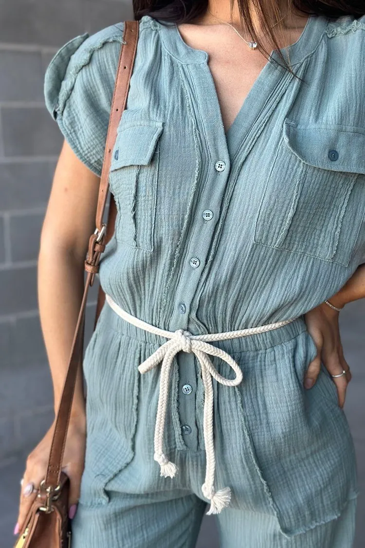 Phoenix Jumpsuit - Ash Olive