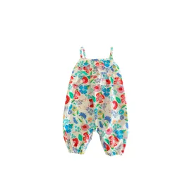 Romper Set in Rainbow Floral