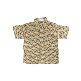 Shawn Shirt in Brown Triangel