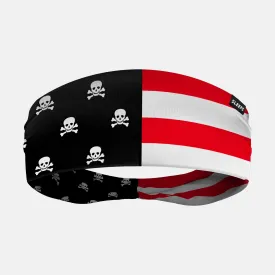 Skulls Flag Double-Side Wide Headband