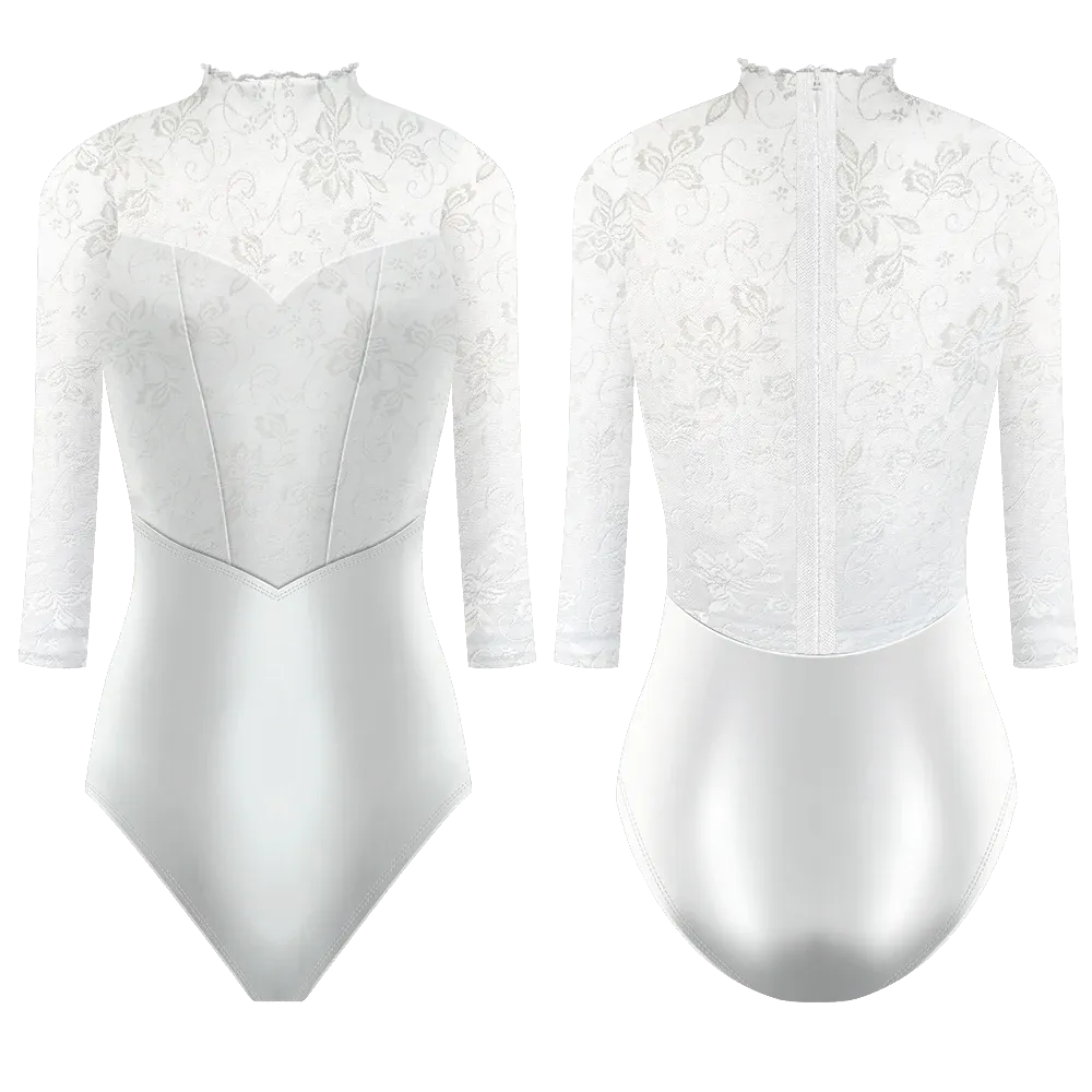 Snowflake Lace Leotard (L0100L)