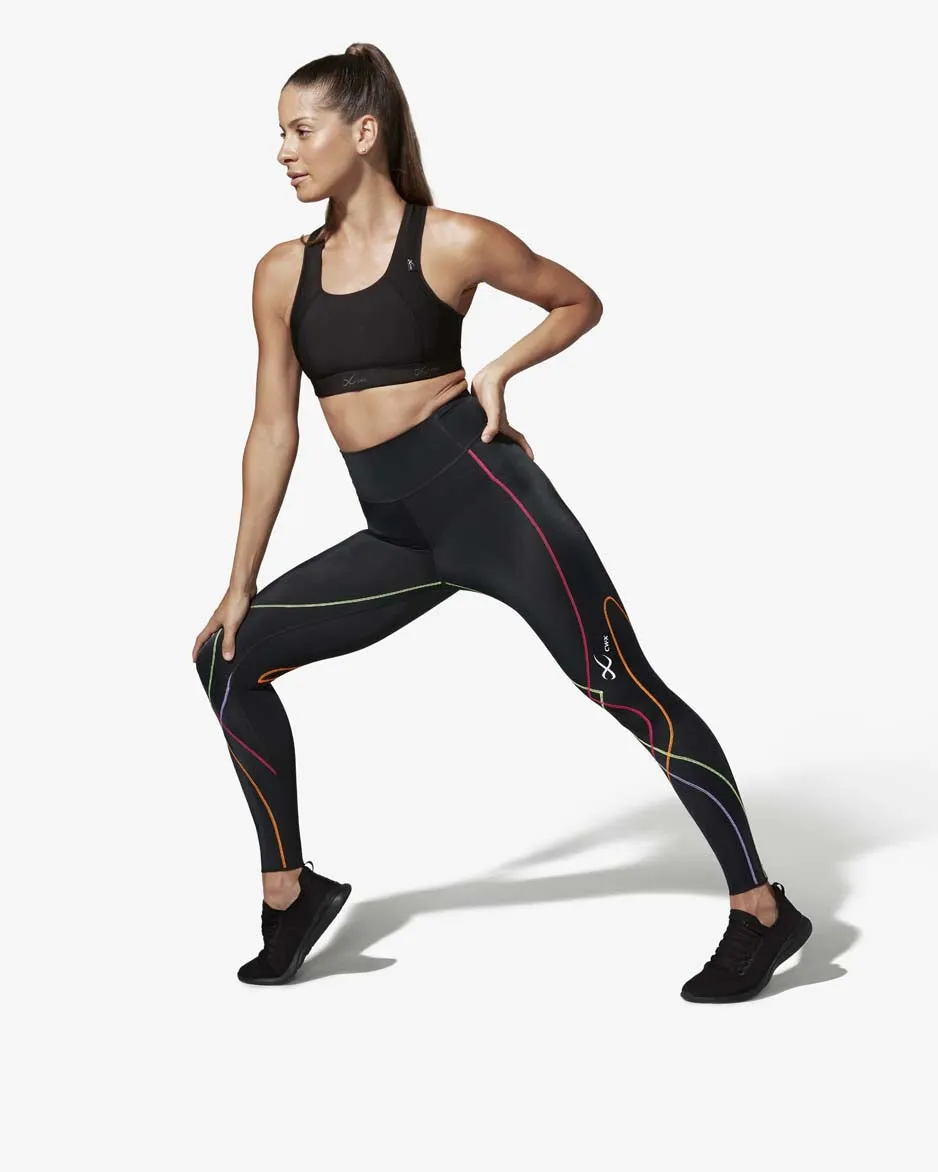 Stabilyx 3.0 Joint Support Compression Tight: Women's Black/Rainbow