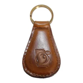 State of Georgia Leather Key Fob