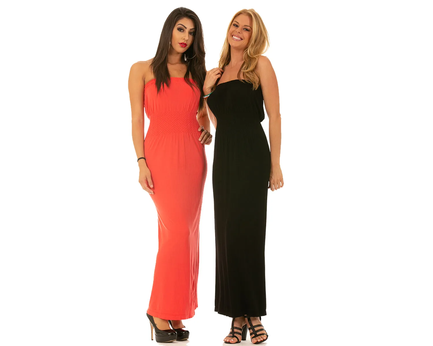 Strapless long dress 153622