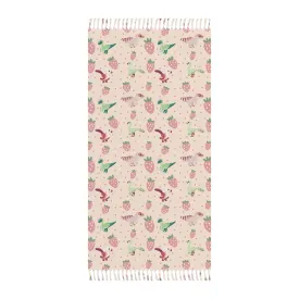 Strawberry Dinos - Boho Beach Cloth