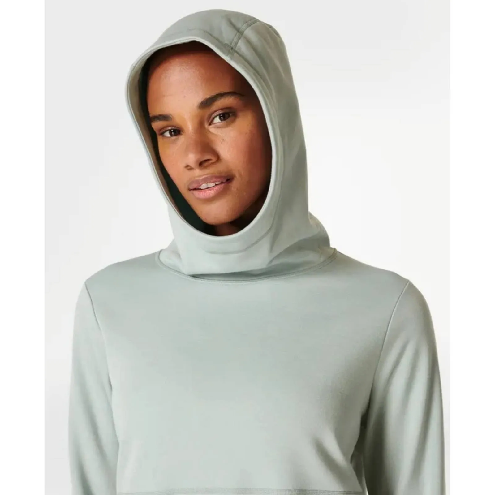 Sweaty Betty Galvanise Running Hoodie Sweatshirt XS Green