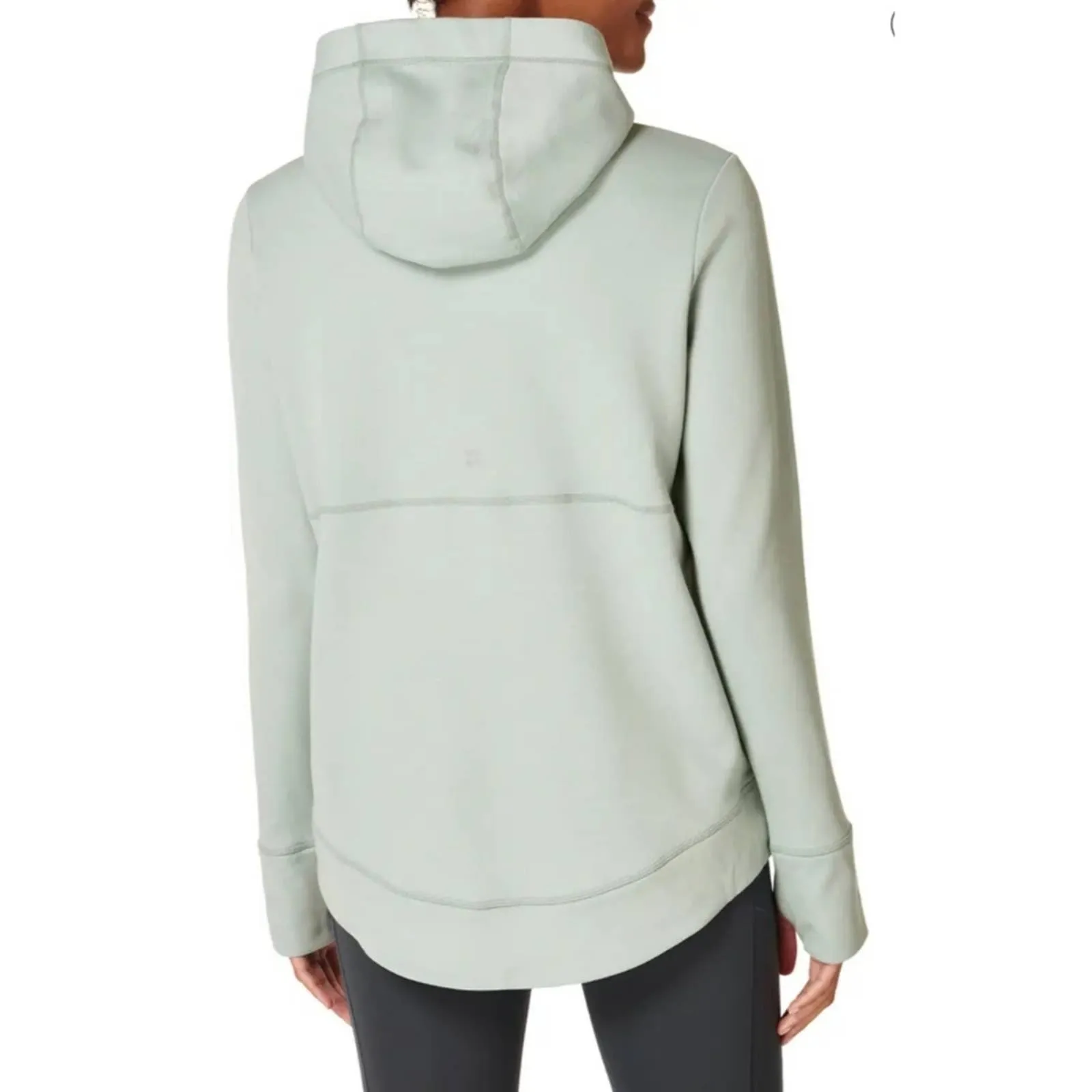 Sweaty Betty Galvanise Running Hoodie Sweatshirt XS Green