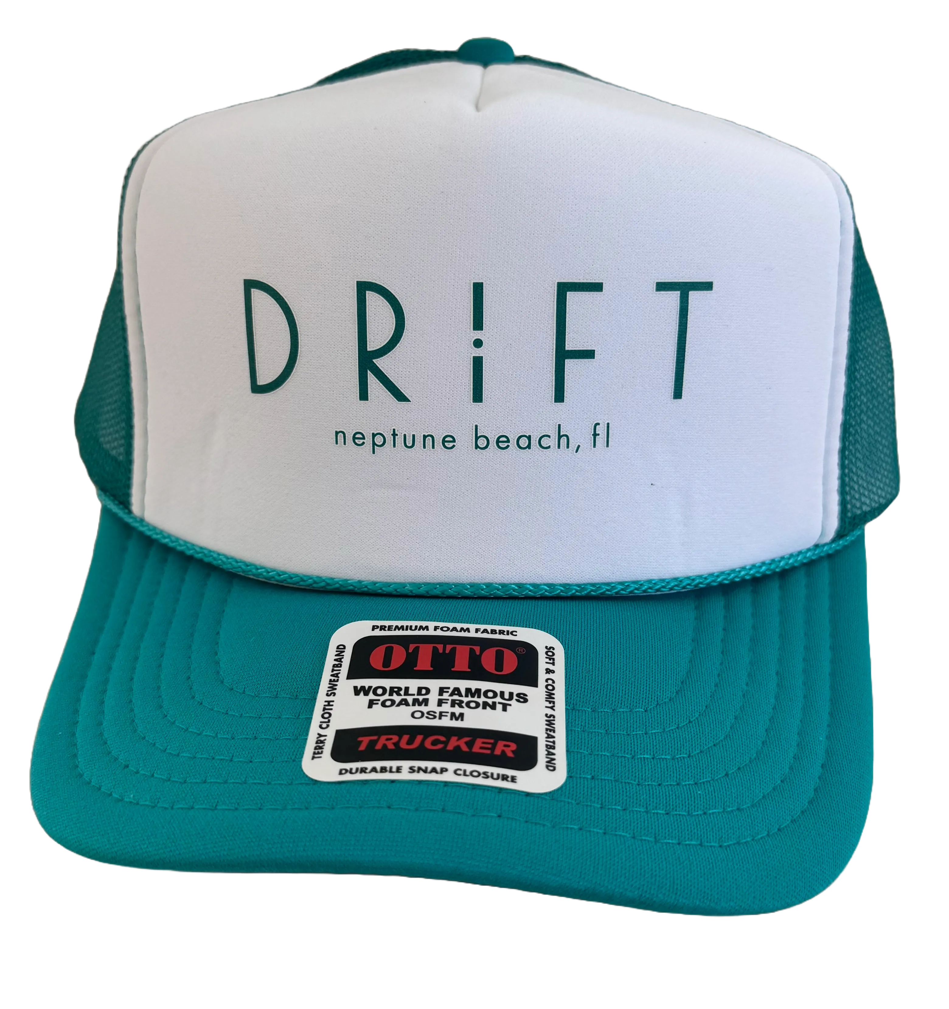 Teal DRIFT Trucker Hat