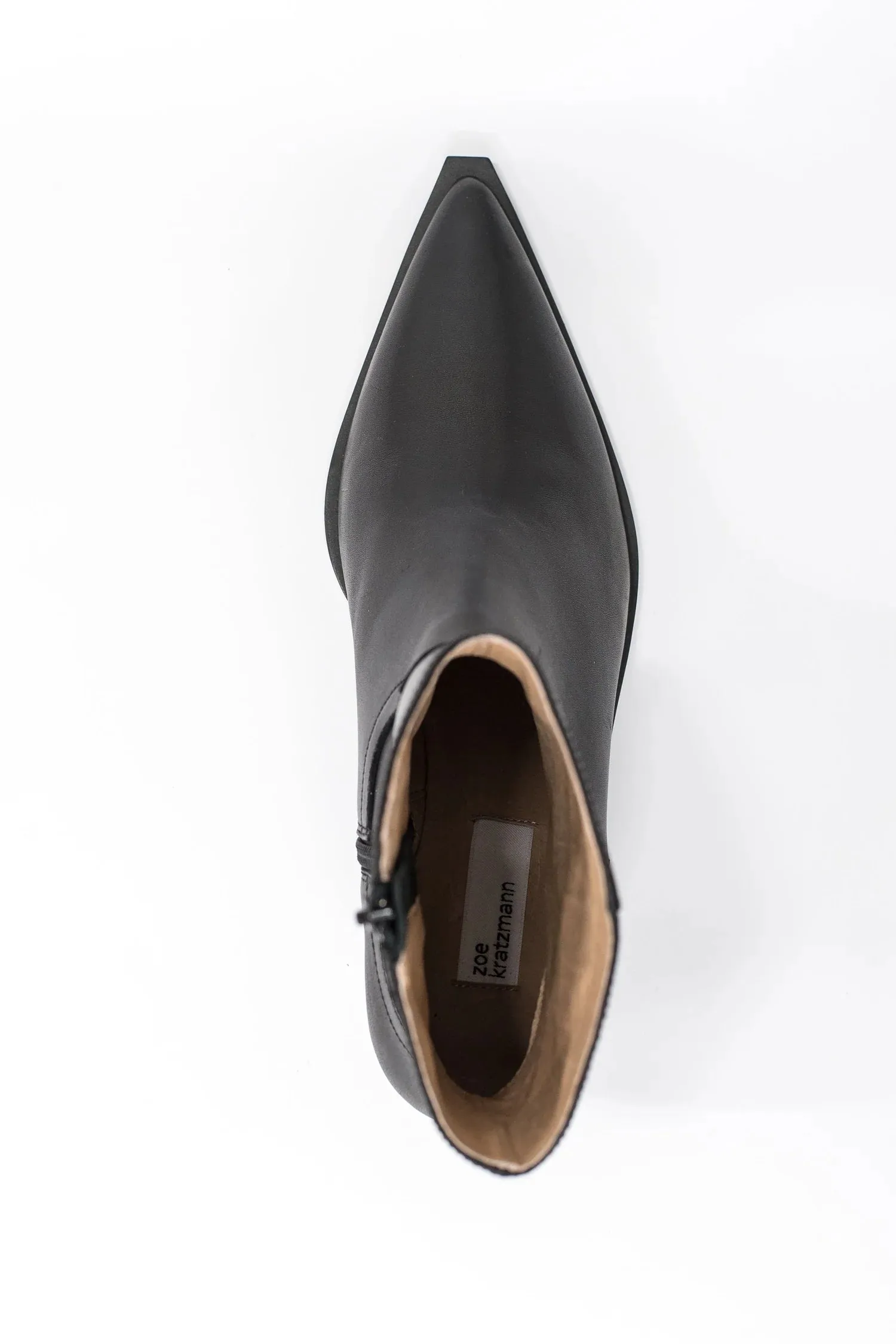 Whip Boot - Black Leather