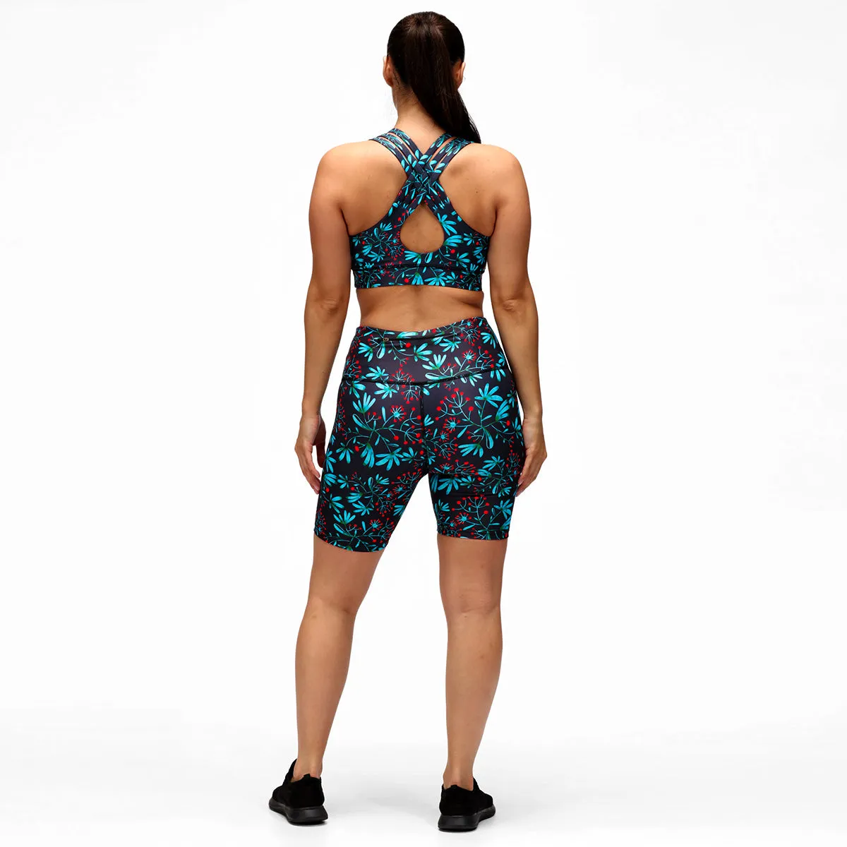 Winter Berries  Running Shorts