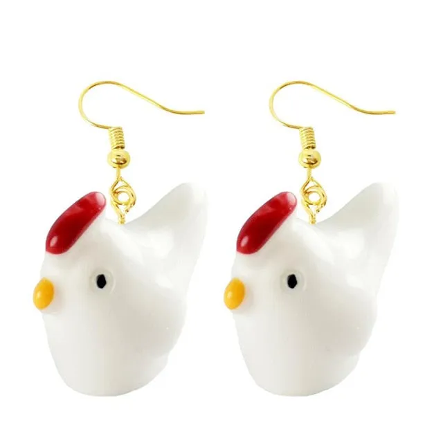 Women Girls 3D Birthday Lovely Jewelry Duck Rabbit
