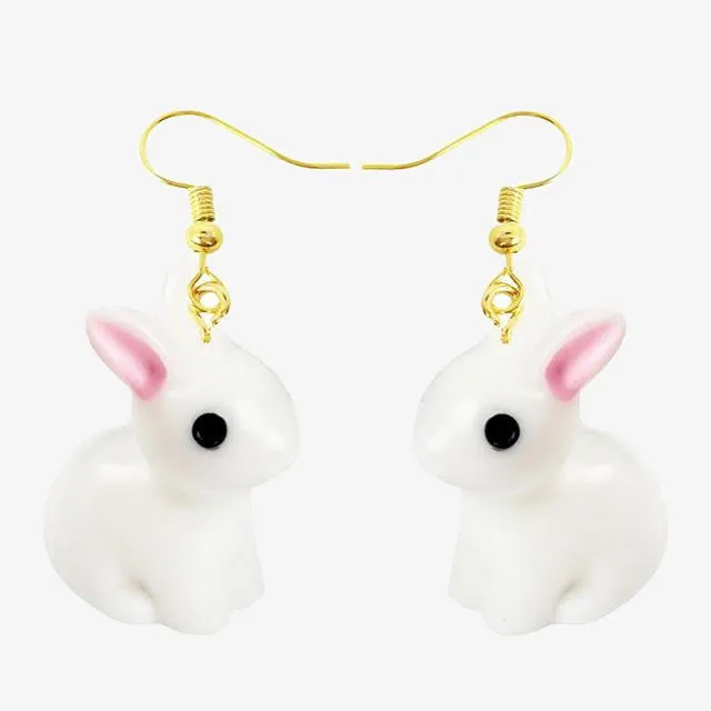 Women Girls 3D Birthday Lovely Jewelry Duck Rabbit