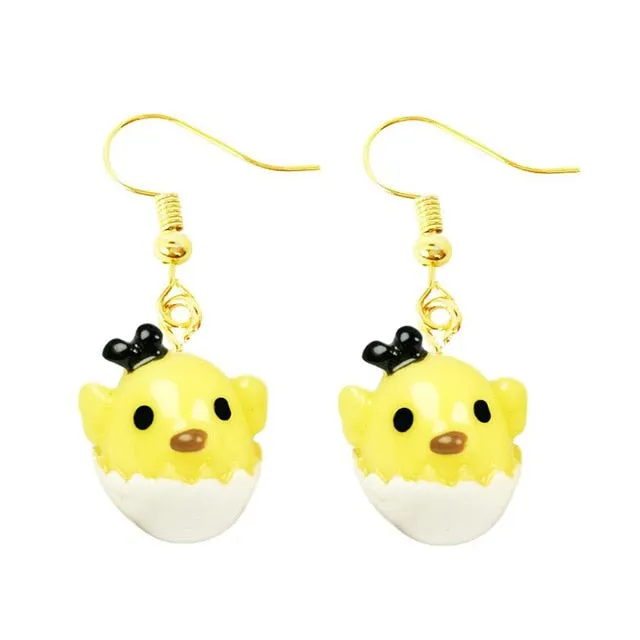 Women Girls 3D Birthday Lovely Jewelry Duck Rabbit
