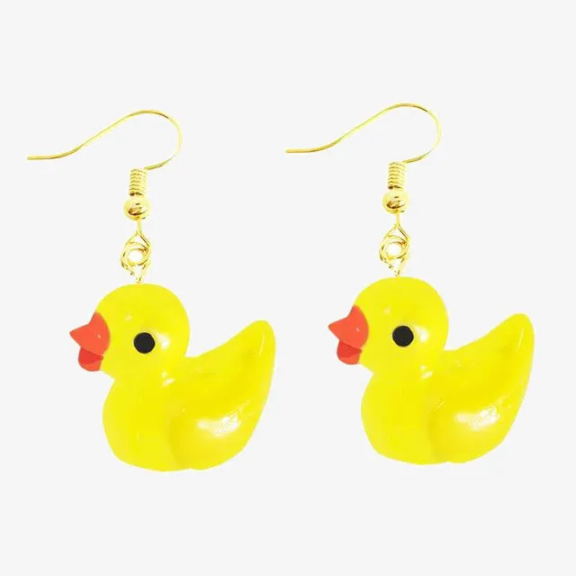 Women Girls 3D Birthday Lovely Jewelry Duck Rabbit
