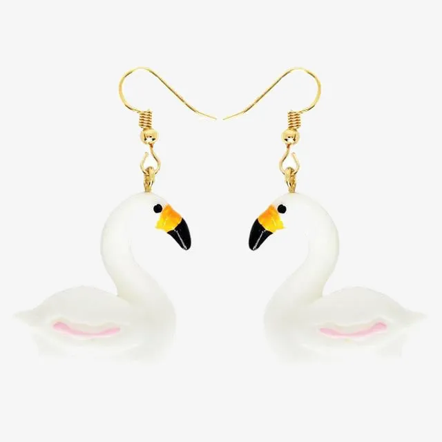 Women Girls 3D Birthday Lovely Jewelry Duck Rabbit
