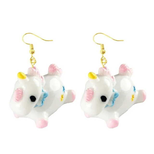 Women Girls 3D Birthday Lovely Jewelry Duck Rabbit