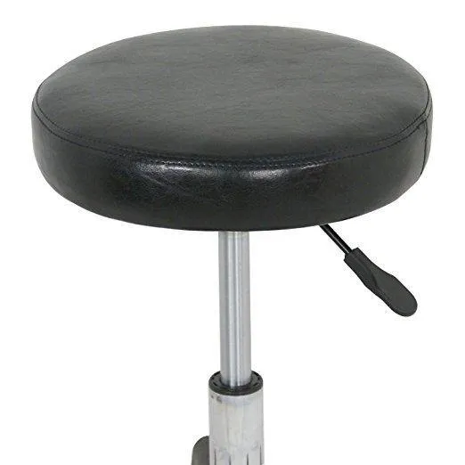 ZENY™ Beauty Salon Rolling Stool Tattoo Massage Facial Spa Adjustable Stool Chair (black)
